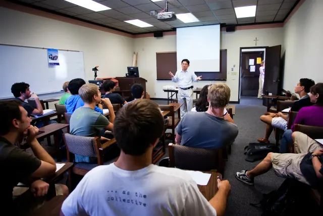 English lesson at the University of San Diego