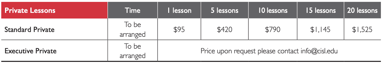 Dates & Prices