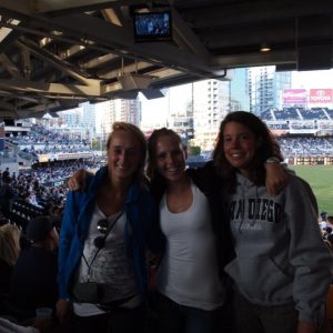 Baseball in downtown San Diego, such as sport must be!