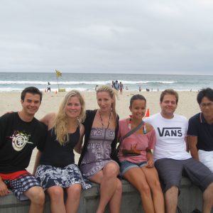 Hitting the waves in Pacific Beach