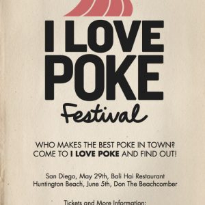 ESL student activity: Hawaii-inspired “I Love Poke” festival, May 29