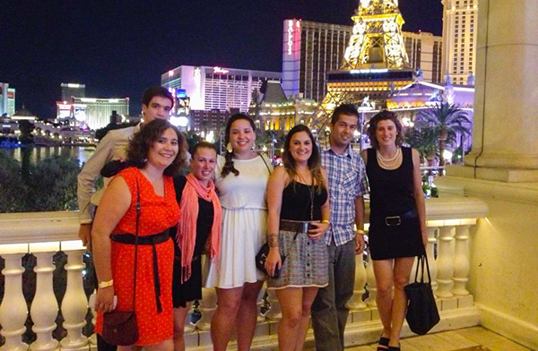 CISL San Francisco students enjoying a weekend in Las Vegas