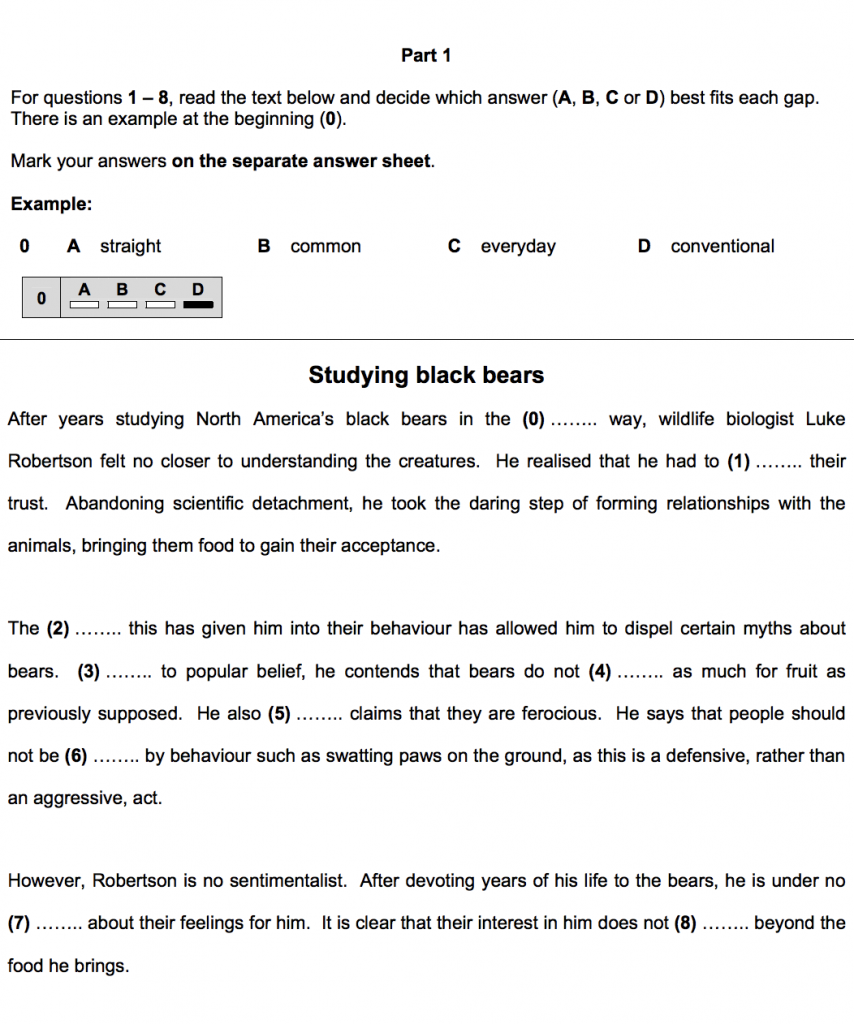 Fce exercises